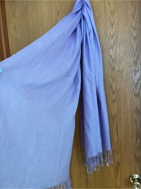 Lavender Lightweight Fringe Scarf